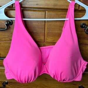 Cacique Underwire Plunge Bikini Top